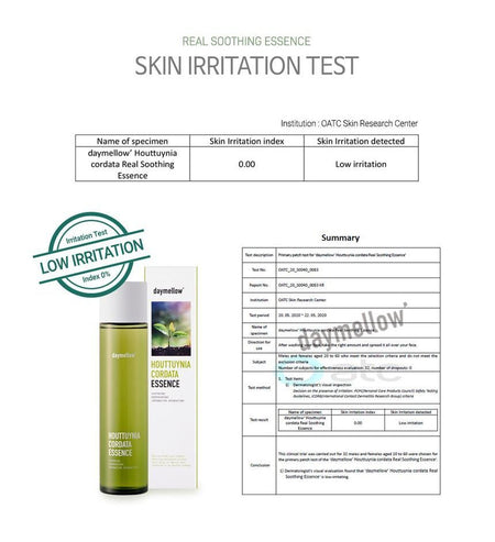 daymellow - Houttuynia Cordata Real Soothing Essence, 150ml, 238 g, 8809608730751