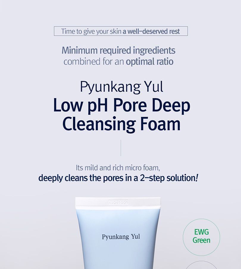 Pyunkang Yul - Low pH Pore Deep Cleansing Foam Mini, 40ml, 51 g, 8809486681343