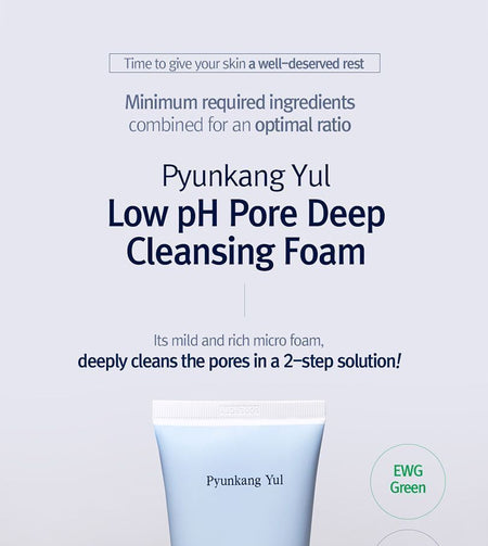 Pyunkang Yul - Low pH Pore Deep Cleansing Foam Mini, 40ml, 51 g, 8809486681343