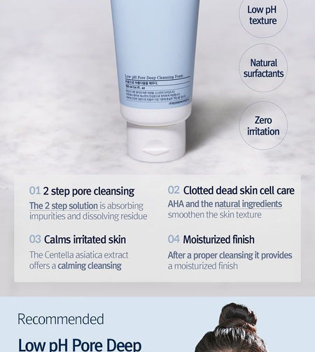 Pyunkang Yul - Low pH Pore Deep Cleansing Foam Mini, 40ml, 51 g, 8809486681343