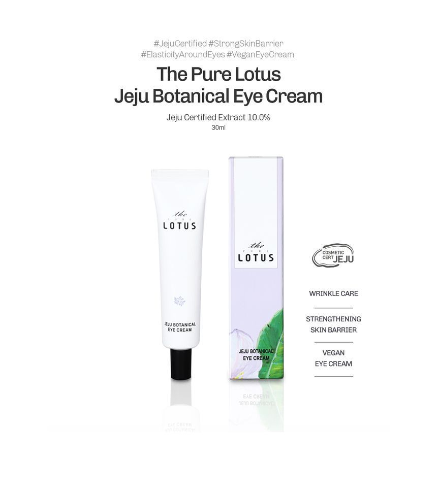THE PURE LOTUS - Jeju Botanical Eye Cream, 30ml, 45 g, 8809079208490