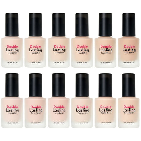 ETUDE - Double Lasting Foundation NEW - 12 Colors, #P03 Light Vanilla, 134 g, 8809667983815