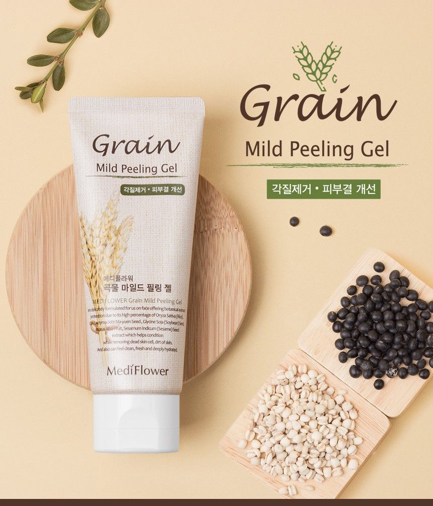 MediFlower - Grain Mild Peeling Gel, 100g, 122 g, 8803348045236