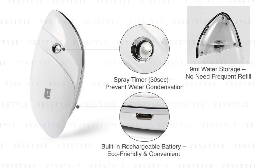 LIFETRONS - Nano Mist Spray Moisturizer With Ultrasonic Technology, 1 pc - NS-400, 160 g, 6925327300401