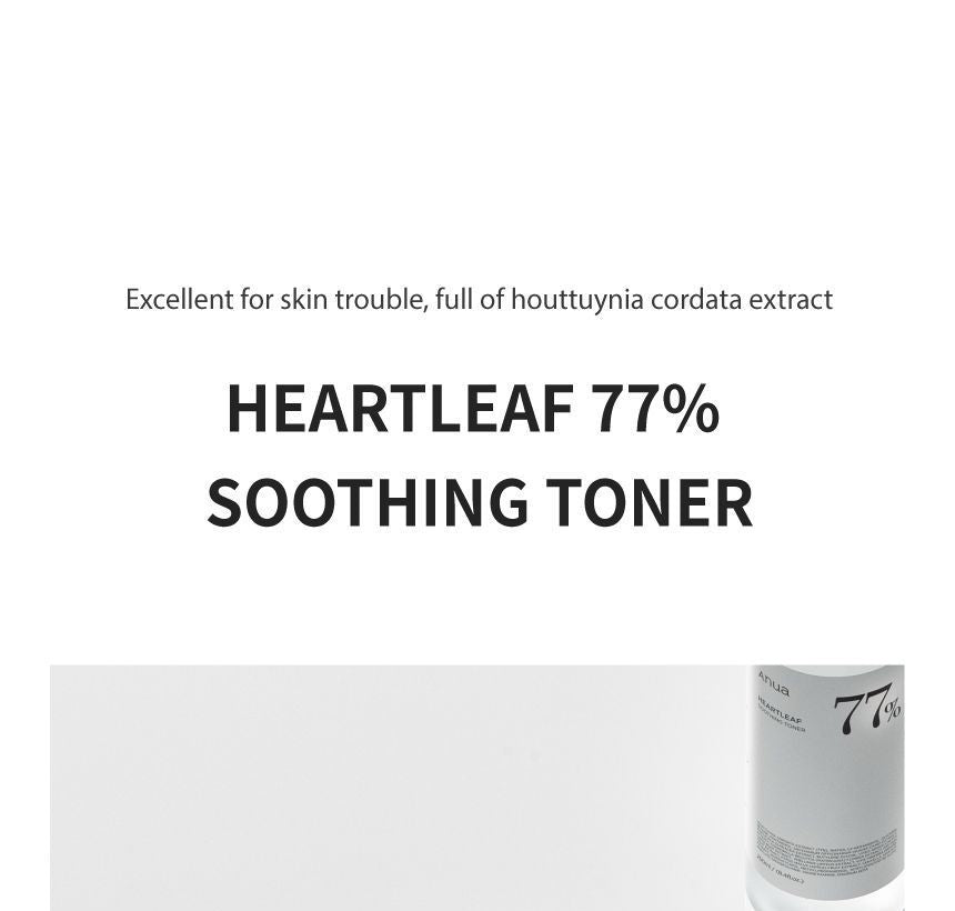 Anua - Heartleaf 77% Soothing Toner JUMBO, 500ml, 581 g, 8809640731440