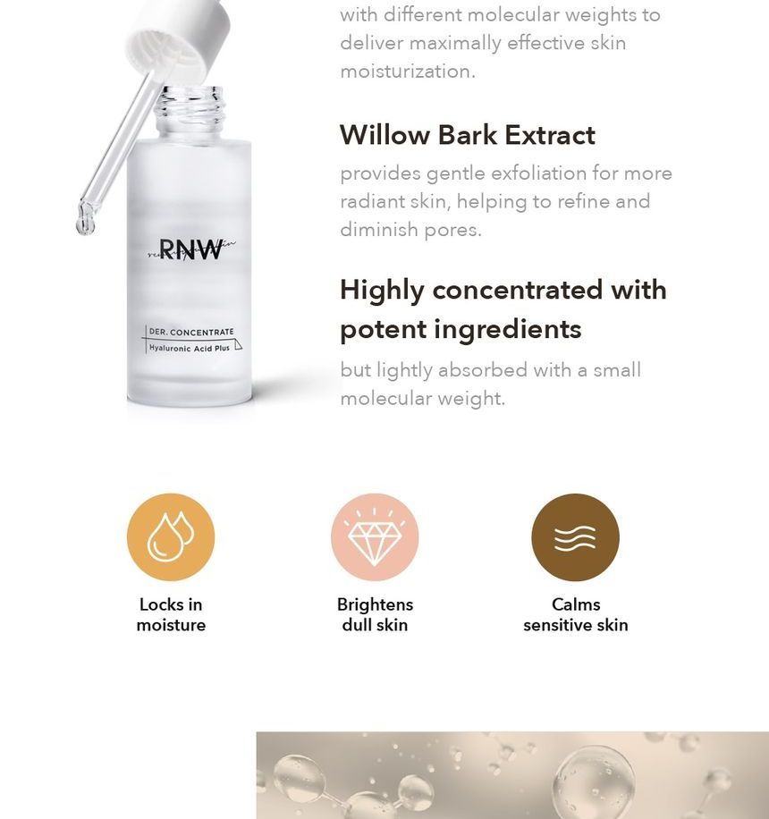 RNW - DER. CONCENTRATE Hyaluronic Acid Plus, 30ml, 116 g, 8809635330092