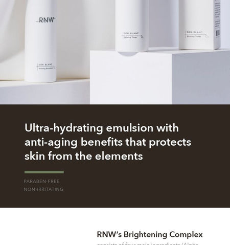 RNW - DER. BLANC Shining Emulsion, 125ml, 242 g, 8809635330030