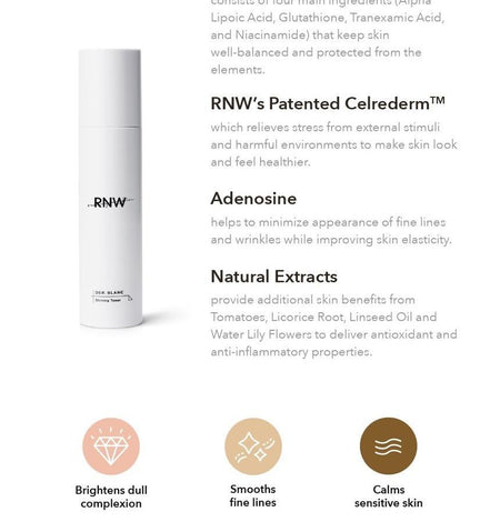 RNW - DER. BLANC Shining Toner, 125ml, 241 g, 8809635330047