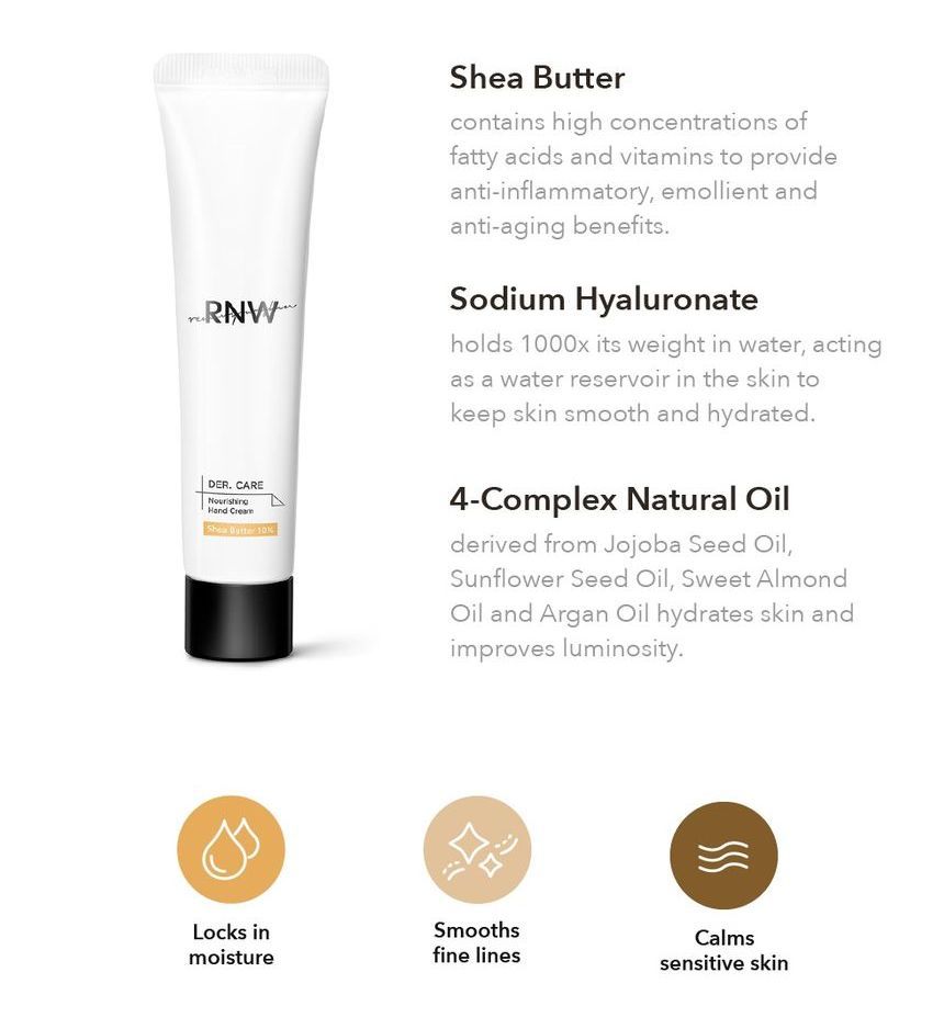 RNW - DER. CARE Nourishing Hand Cream, 35ml, 90 g, 8809635330160