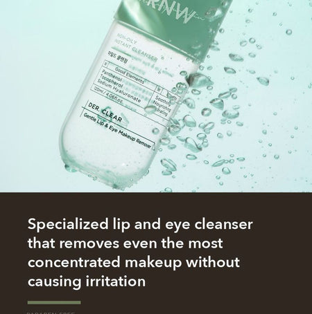 RNW - DER. CLEAR Gentle Lip & Eye Makeup Remover, 120ml, 180 g, 8809635330306