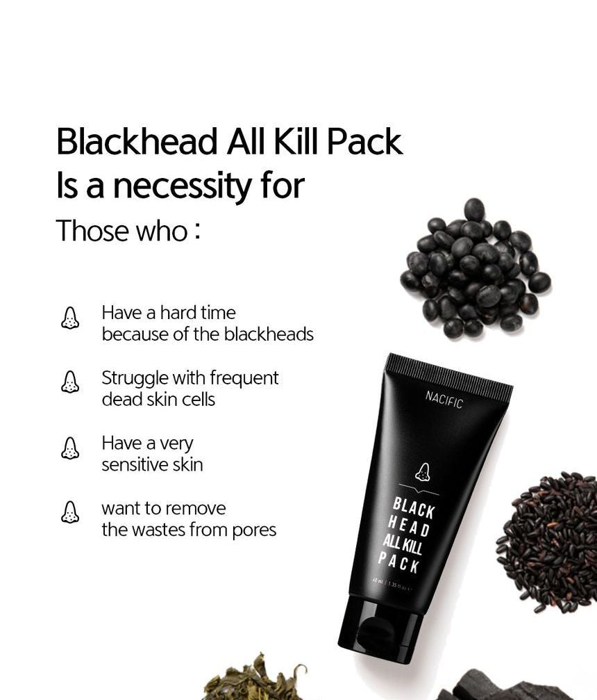 Nacific - Blackhead All Kill Pack Set, 1 set, 84 g, 8809517461913