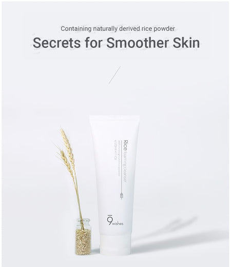 9wishes - Rice Foaming Cleanser, 120ml, 152 g, 8809429954411