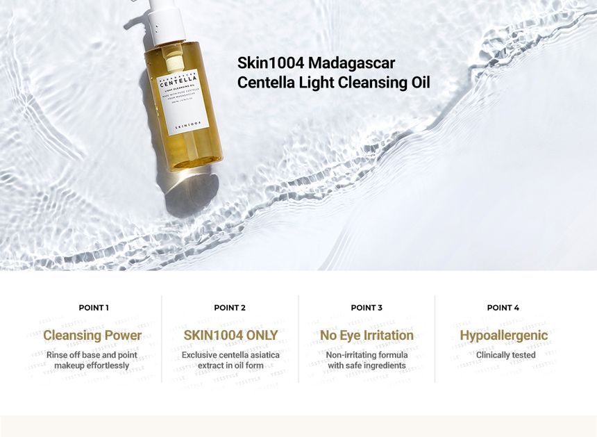 SKIN 1004 - Madagascar Centella Light Cleansing Oil, 200ml, 248 g, 8809576261110