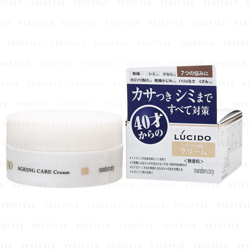 Mandom - Lucido Q10 Ageing Care Cream, 50g, 112 g, 4902806107449
