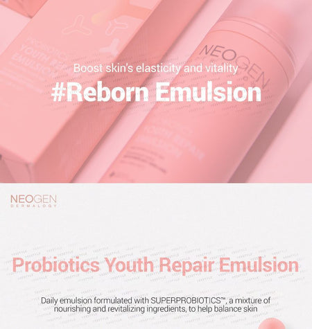 NEOGEN - Probiotics Youth Repair Emulsion, 100ml, 195 g, 8809653242964