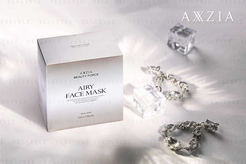 AXXZIA - Beauty Force Airy Face Mask, 28 pcs, 300 g, 4560413151875