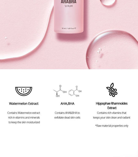 Nacific - Pink AHA BHA Serum, 50ml, 115 g, 8809517461920