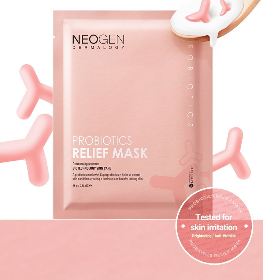 NEOGEN - Probiotics Relief Mask Set, 25g x 5 pcs, 187 g, 8809653240588
