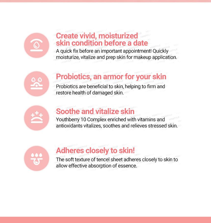 NEOGEN - Probiotics Relief Mask Set, 25g x 5 pcs, 187 g, 8809653240588