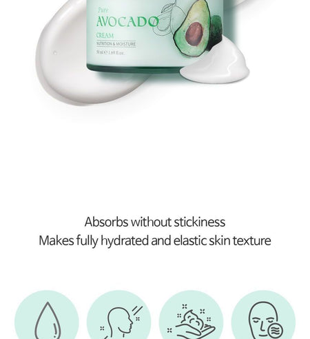 esfolio - Pure Avocado Cream, 50ml, 103 g, 8809589391682
