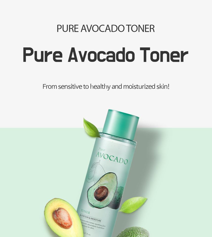 esfolio - Pure Avocado Toner, 160ml, 217 g, 8809386886404