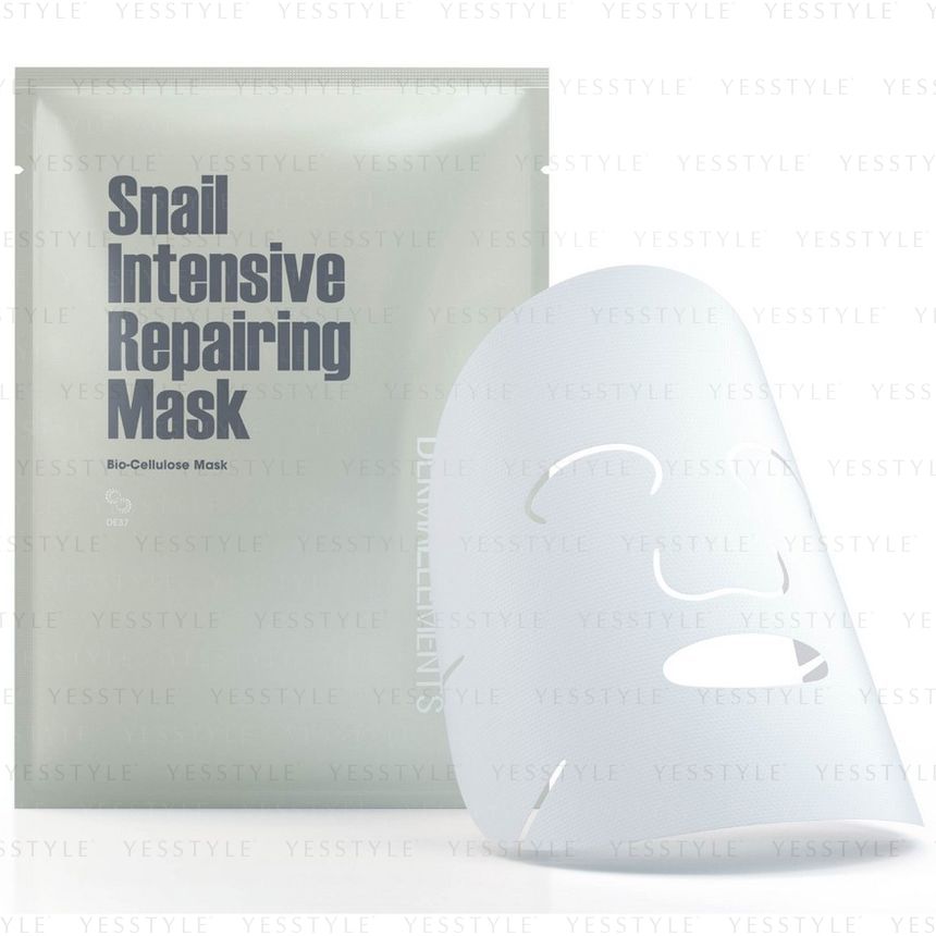 DermaElements - Snail Intensive Repairing Mask 4 pcs, 4 pcs, 240 g, 4897059270746