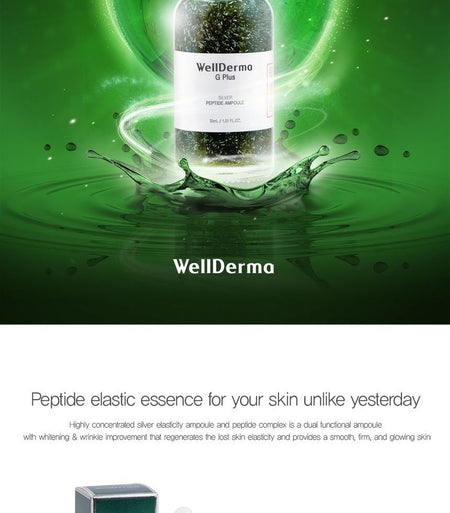 WellDerma - G Plus Silver Peptide Ampoule, 30ml, 92 g, 8809502181840