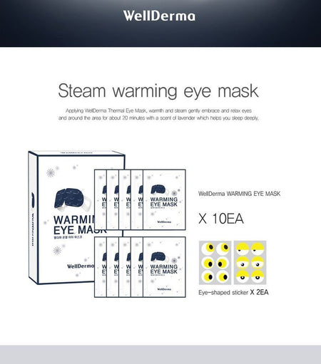 WellDerma - Warming Eye Mask Set, 10 pcs, 156 g, 8809502181529