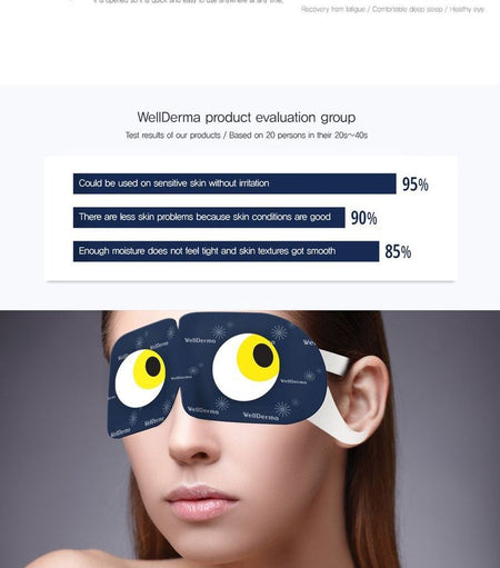 WellDerma - Warming Eye Mask Set, 10 pcs, 156 g, 8809502181529