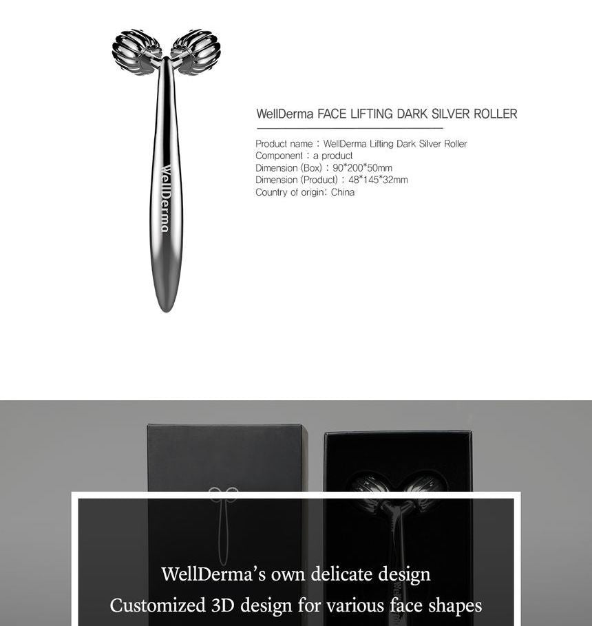 WellDerma - Face Lifting Dark Silver Roller, 1 pc, 274 g, 8809502181086