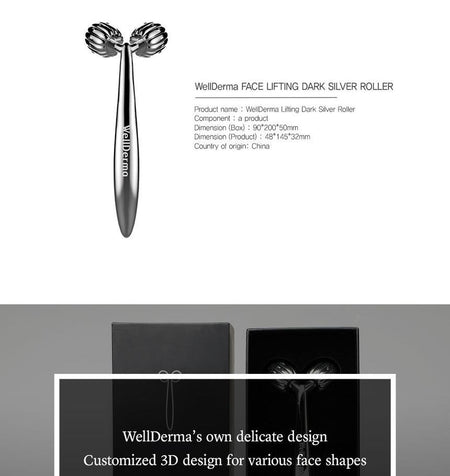 WellDerma - Face Lifting Dark Silver Roller, 1 pc, 274 g, 8809502181086