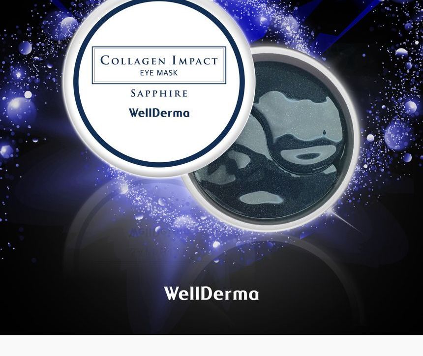 WellDerma - Collagen Impact Sapphire Eye Mask, 60 pcs, 178 g, 8809502181413