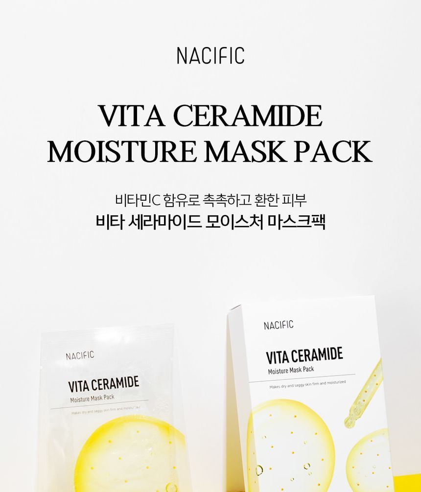 Nacific - Vita Ceraminde Moisture Mask Pack Set, 1 set, 385 g, 8809517462088