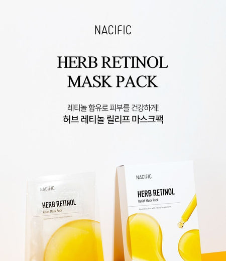 Nacific - Herb Retinol Relief Mask Pack Set, 1 set, 390 g, 8809517462040