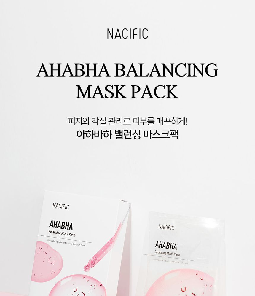 Nacific - AHA BHA Balancing Mask Pack Set, 1 set, 387 g, 8809517462101