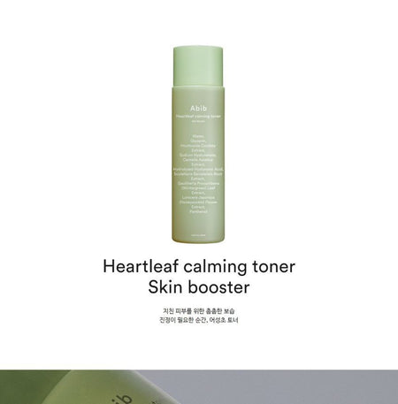 Abib - Heartleaf Calming Toner Skin Booster, 200ml, 277 g, 8809657118012