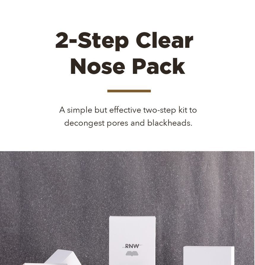 RNW - 2-Step Clear Nose Pack Set, 5 sets, 97 g, 8809635330238