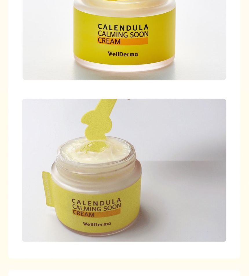 WellDerma - Calendula Calming Soon Cream, 80ml, 166 g, 8809502183820