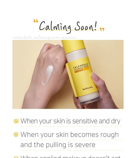 WellDerma - Calendula Calming Soon Essence, 100ml, 188 g, 8809502183844