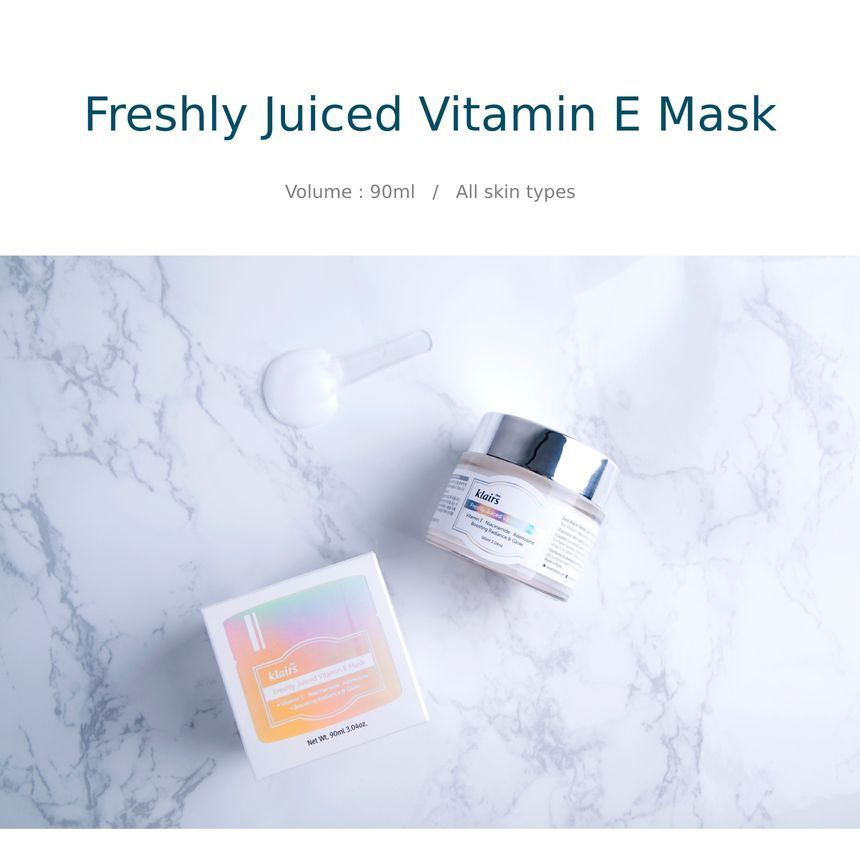 Dear, Klairs - Freshly Juiced Vitamin E Mask, 90ml, 181 g, 8809115024046