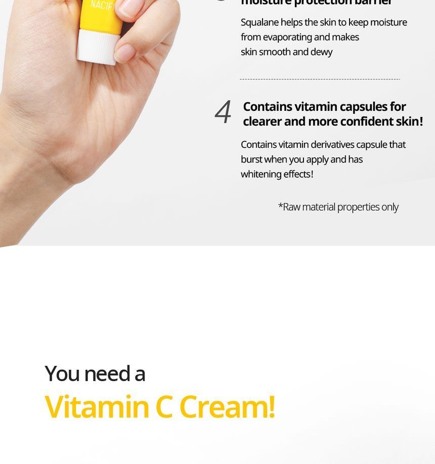 Nacific - Vitamin C Newpair Cream, 15ml, 24 g, 8809517461951