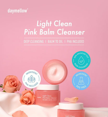 daymellow - Light Clean Pink Balm Cleanser, 90ml, 171 g, 8809608730812
