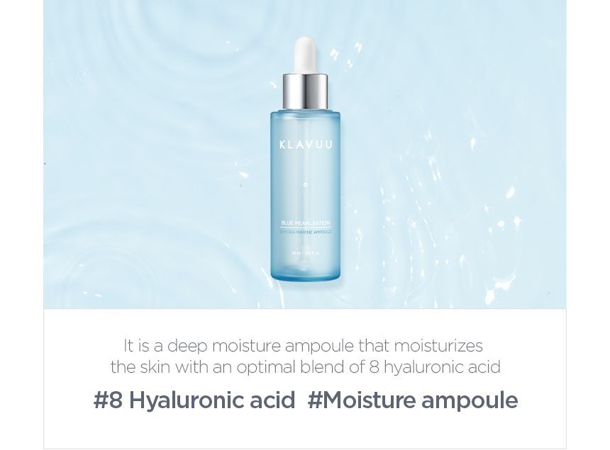 KLAVUU - Blue Pearlsation 8 Hydra Marine Ampoule, 50ml, 119 g, 8809482365162