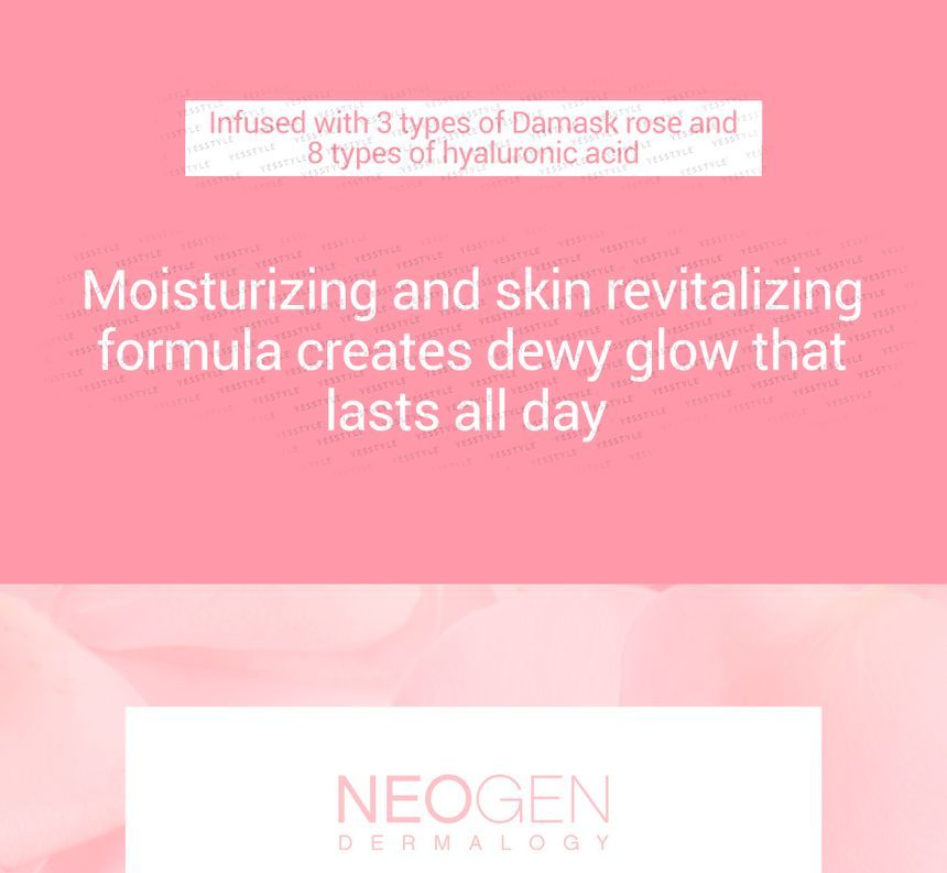 NEOGEN - Dermalogy Hyal Glow Rose Essence, 160ml, 272 g, 8809653244043