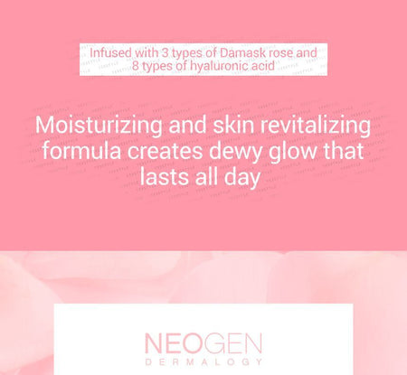 NEOGEN - Dermalogy Hyal Glow Rose Essence, 160ml, 272 g, 8809653244043
