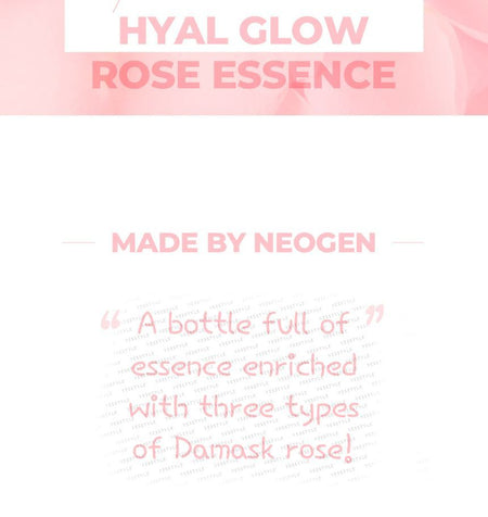 NEOGEN - Dermalogy Hyal Glow Rose Essence, 160ml, 272 g, 8809653244043