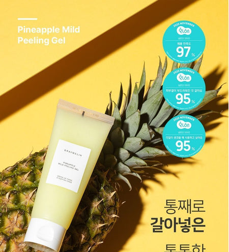 GRAYMELIN - Pineapple Mild Peeling Gel, 100ml, 128 g, 8809429958631