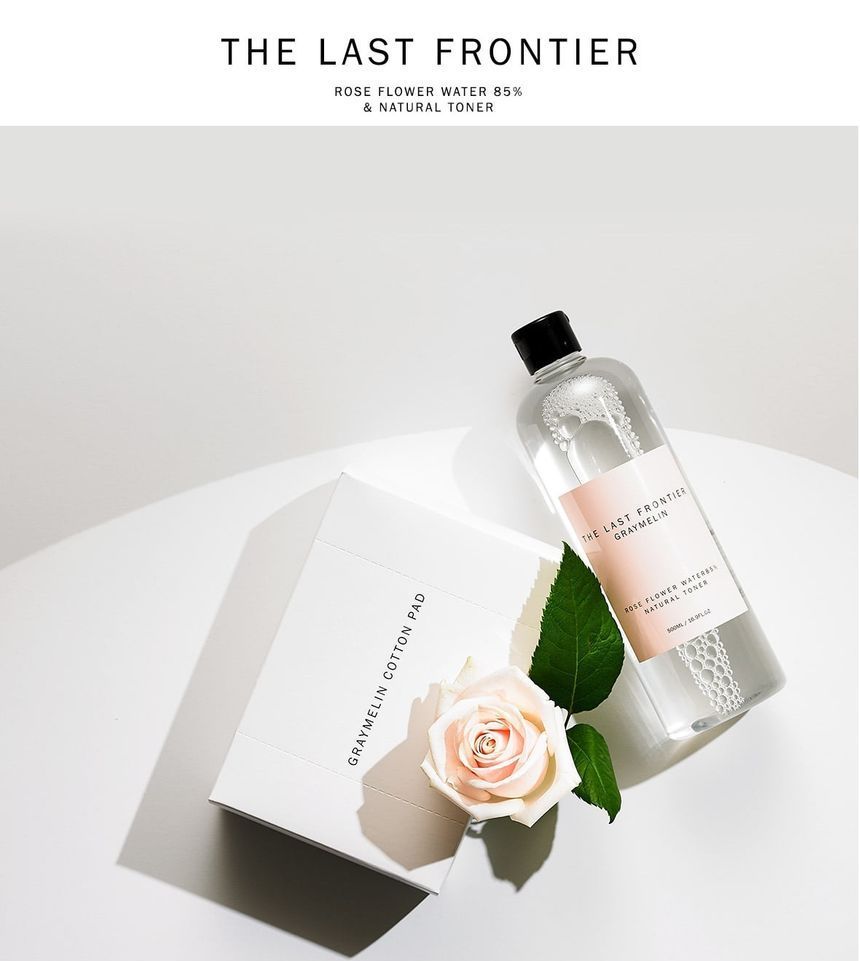 GRAYMELIN - The Last Frontier Rose Flower Water 85% Natural Toner, 500ml, 568 g, 8809429955869