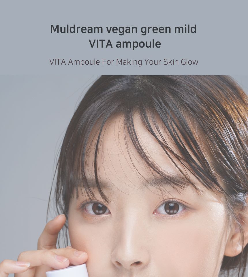 Muldream - Vegan Green Mild Vita Ampoule, 55ml, 210 g, 8809443284129