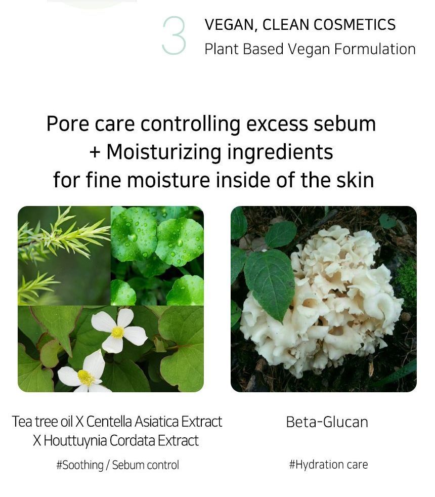 Muldream - Vegan Green Mild Tea Tree Pore Mask, 25ml x 1 pc, 32 g, 8809443284150